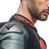 Dainese LAGUNA SECA 5 2PCS kombinéza černá/fluo-červená vel.64